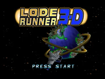 Lode Runner 3-D (Japan) screen shot title